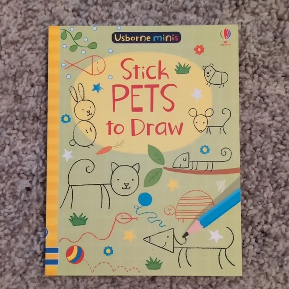 Usborne Minis How To Draw Stick People And Animals - Picture 4 of 5